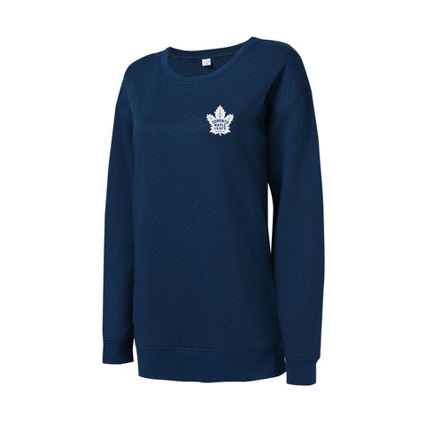 Maple Leafs Ladies Lunar Quilted Crew