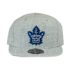 Maple Leafs Mitchell & Ness Men's Team Ground Fitted Hat - GREY