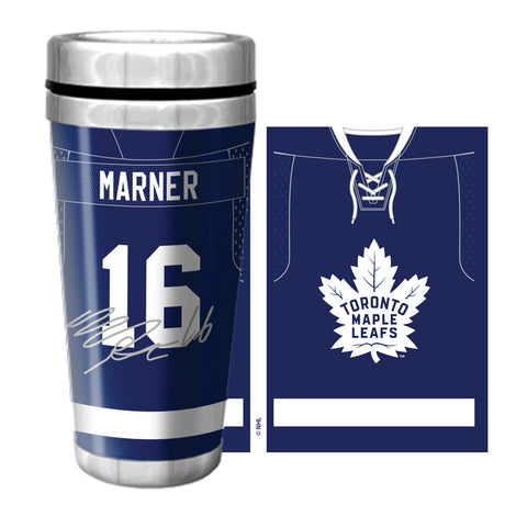 Maple Leafs Marner Jersey Travel Mug
