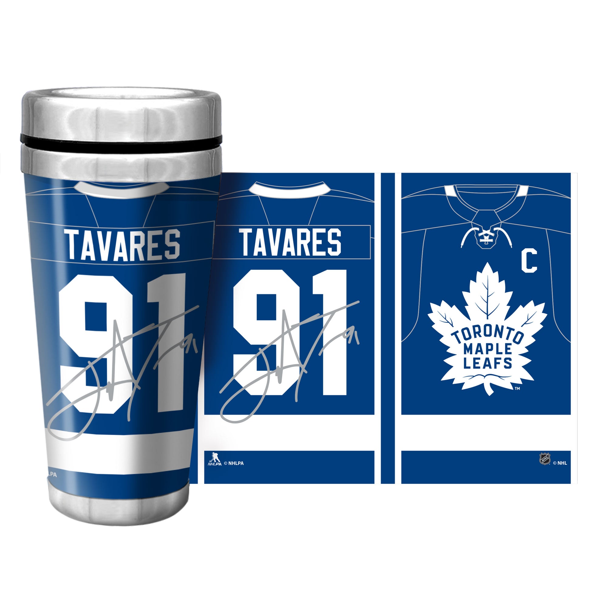 Maple Leafs Tavares Jersey Travel Mug