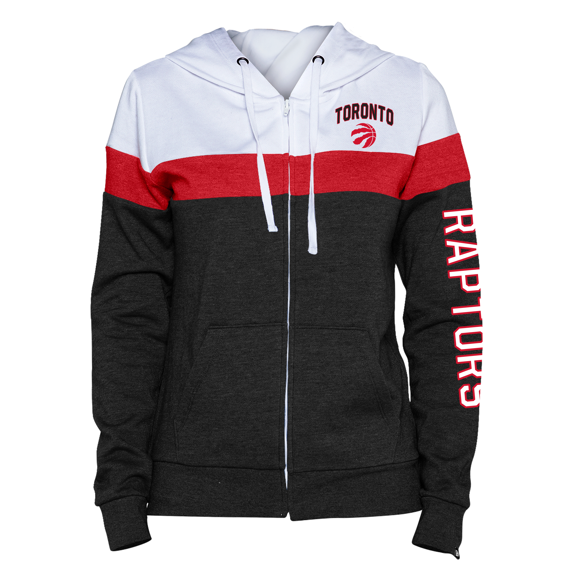 Raptors New Era Ladies 3Tone Full Zip Hoody shop.realsports
