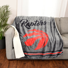 Raptors Superlux Sherpa Throw Blanket