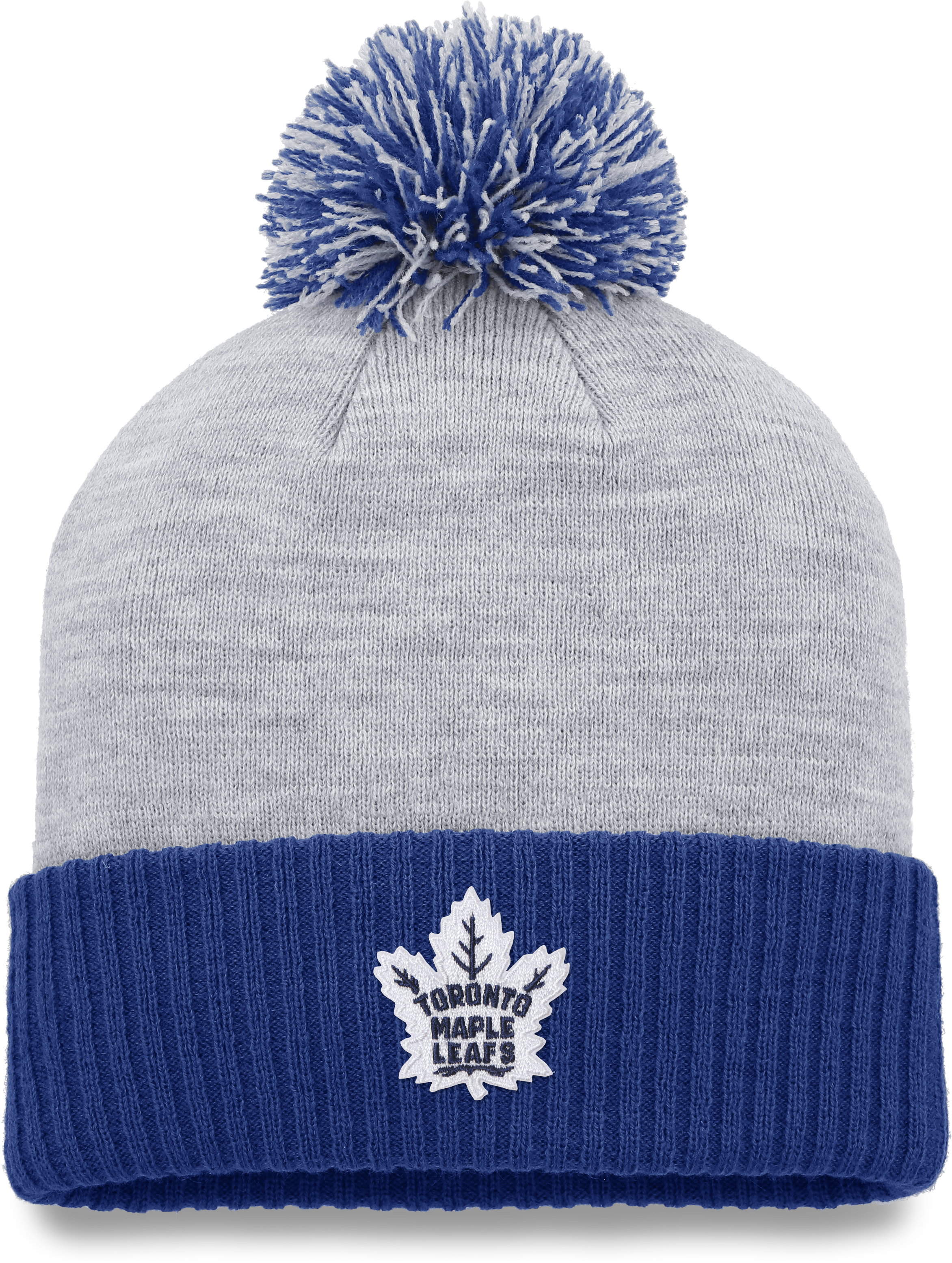 Maple Leafs Ladies Logo Cuffed Pom Toque shop.realsports