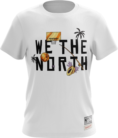 Raptors Men's Mitchell & Ness We The North Caribbean Tee