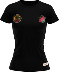 Maple Leafs Mitchell & Ness Ladies Black Excellence Tee