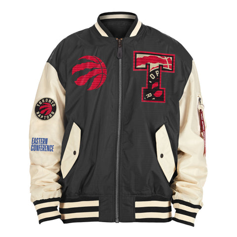 OVO x Mitchell & Ness Toronto Raptors Letterman Jacket Mens Large