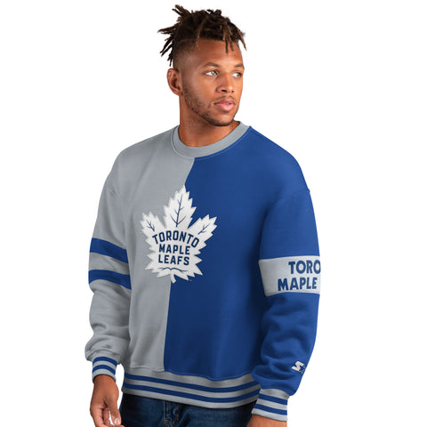 Maple Leafs Starter Men's Active Lineup Fleece Crew