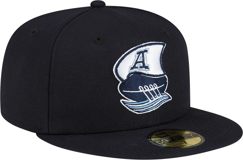 Argos New Era Men's 59FIFTY Double Blue Boat Logo Fitted Hat