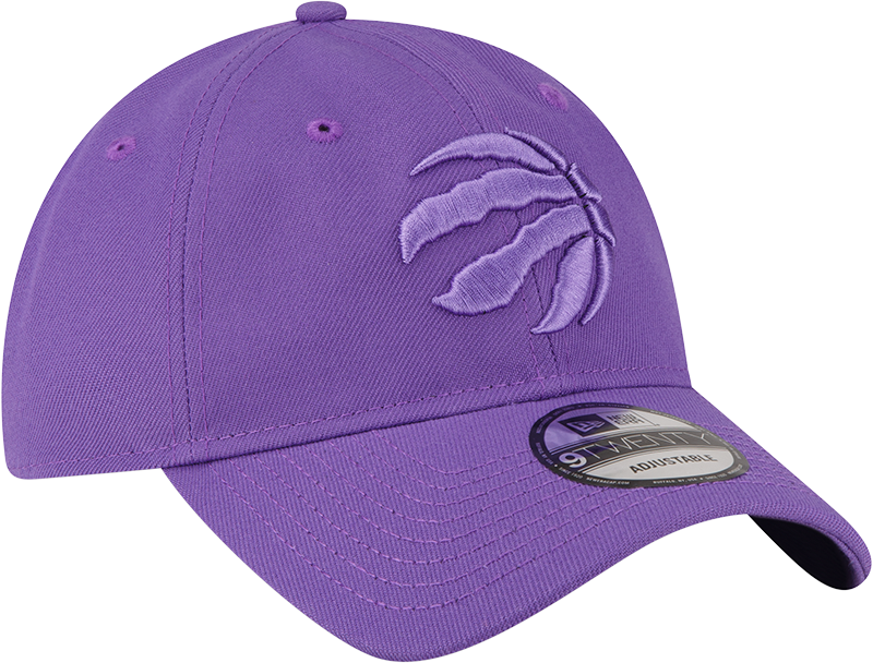 Toronto Raptors New Era Hardwood Classics 59FIFTY Fitted Hat - Black/Purple