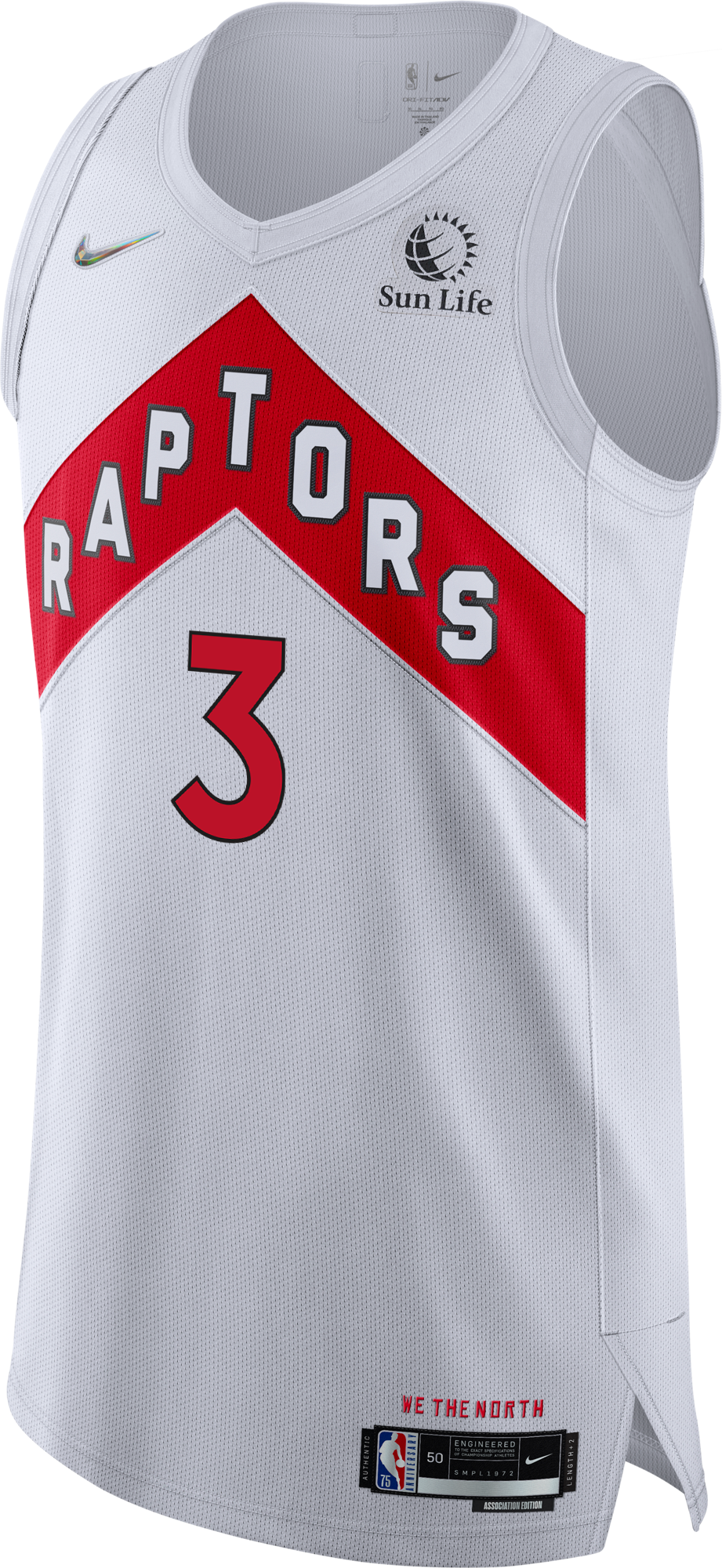 RARE 100% AUTHENTIC Nike OG Anunoby Toronto Raptors Icon Authentic Jersey 48