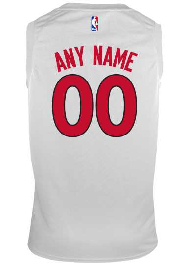 Toronto Raptors Nike 2020/21 Swingman Custom Jersey - Association Edition -  White