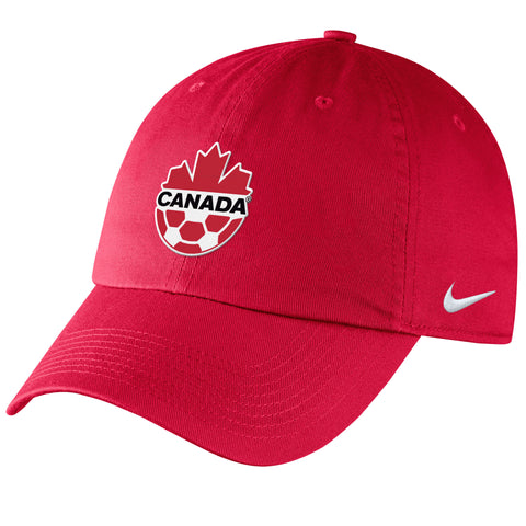 Canada Soccer Mens Heritage Adjustable Hat - RED