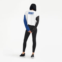 Maple Leafs DKNY Ladies Lily Colourblocked Cropped Crew