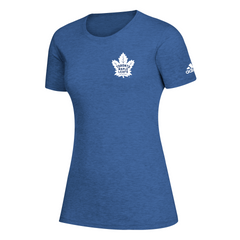 Maple Leafs Adidas Ladies Core Small Logo Tee