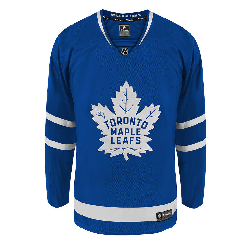 Men's Fanatics Branded Blue Toronto Maple Leafs Home Breakaway Custom Jersey Size: Medium