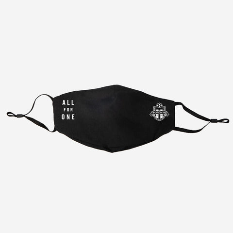 Toronto FC Peace Collective Adult All For One Cloth Face Covering - Black