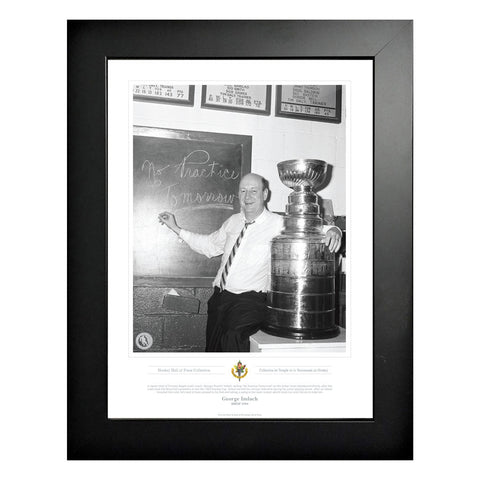 Toronto Maple Leafs Memorabilia - 1963 No Practice Tomorrow Black & White Frame - 12" x 16"