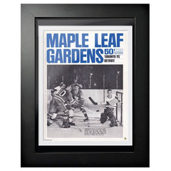 Toronto Maple Leafs Program Cover - Maple Leaf Gardens Toronto vs. Detroit