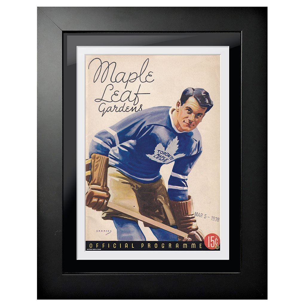Toronto Maple Leafs Program Cover - Maple Leaf Gardens Cursive Edition