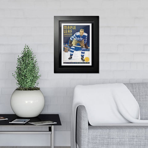 Toronto Maple Leafs Program Cover - Maple Leaf Gardens Goalie, Player Pose