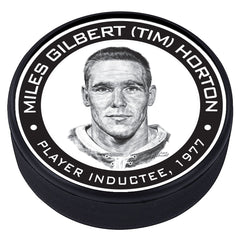 1977 Tim Horton - NHL Legends Textured Puck