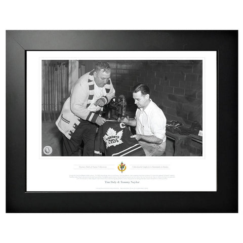 Toronto Maple Leafs Memorabilia - Toronto Captaincy Ted Kennedy Black & White Frame - 12" x 16"