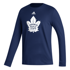 Maple Leafs Adidas Men's Basic Amplifier Long Sleeve