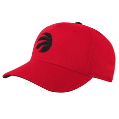 Raptors NBA Youth Part Logo Precurved Adjustable Hat - RED