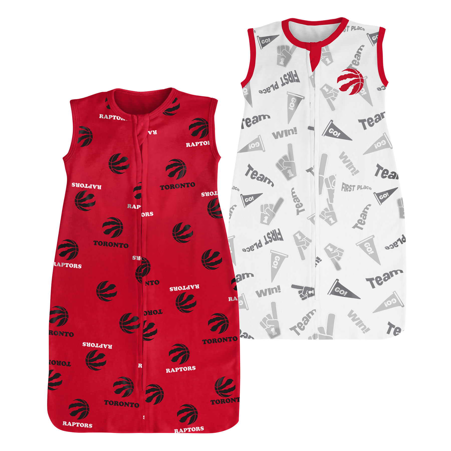Raptors NBA Infant Snug As A Bug Swaddle 2 Pack