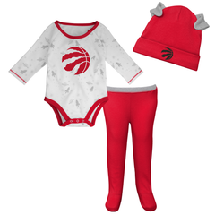 Raptors NBA Infant Dream Team 3 Piece Creeper Set
