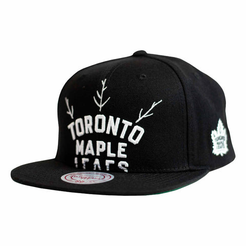 Maple Leafs Mitchell & Ness Men's Negative Space Snapback