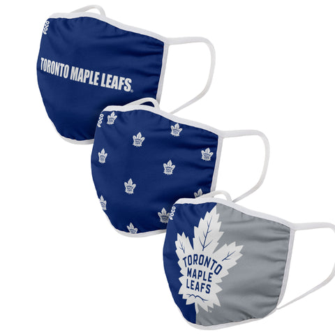 Maple Leafs Adult Cloth Face Covering 3-Pack