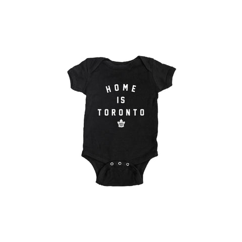 Maple Leafs Peace Collective Infant Home is Toronto Onesie