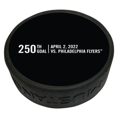 Maple Leafs Matthews 250th Goal Medallion Puck - Limited Edition