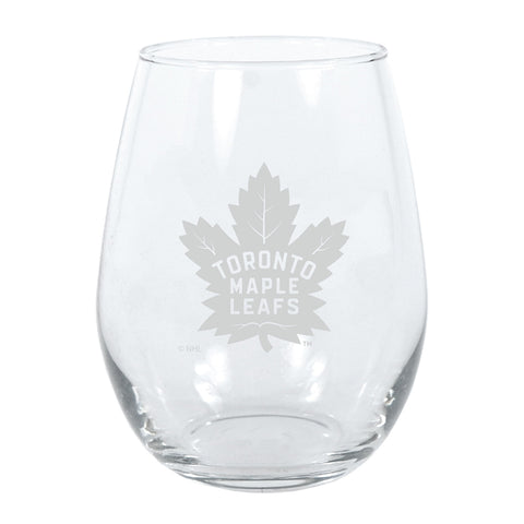 Maple Leafs Stemless Wine Glass