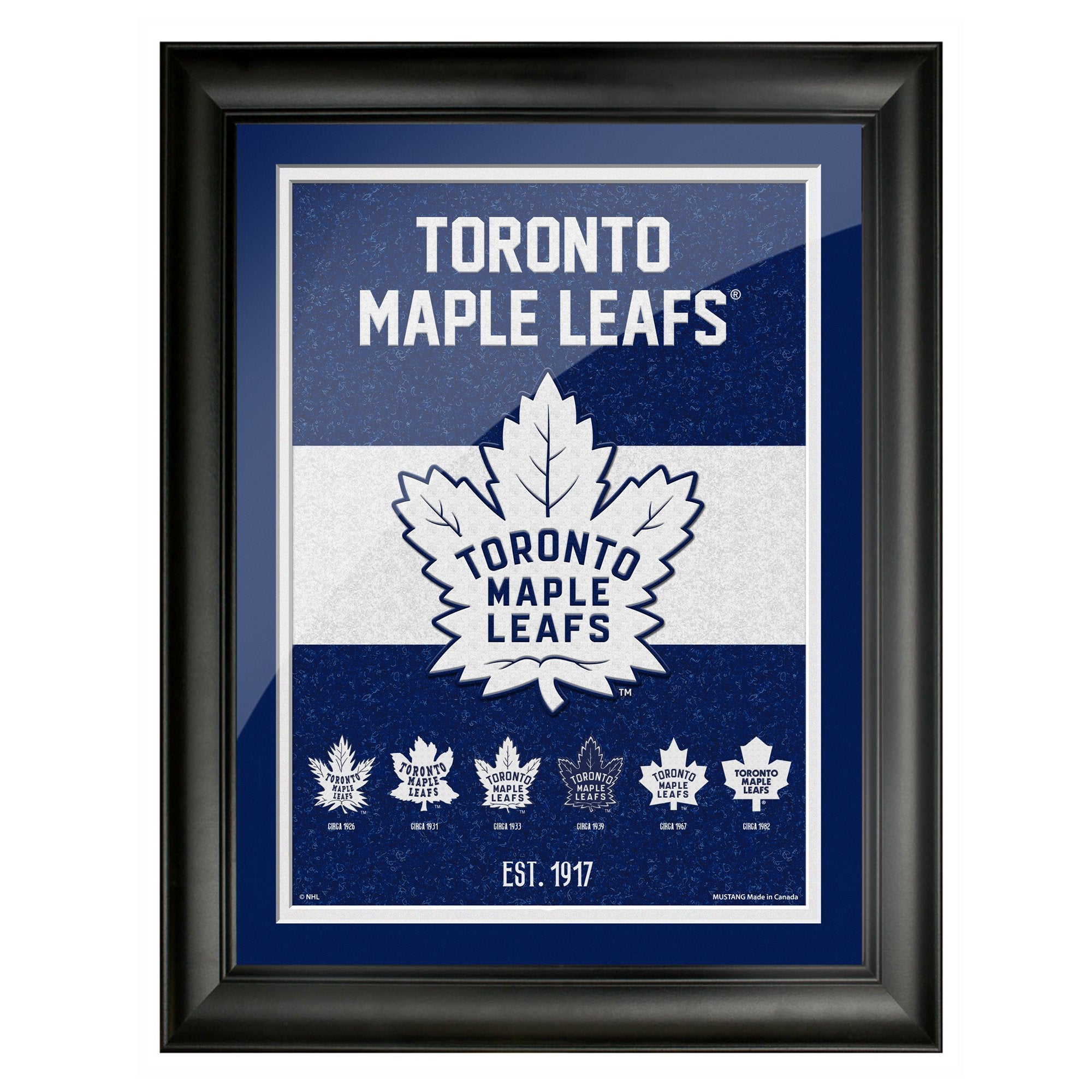 Toronto Maple Leafs 12x16 Team Tradition Framed Artwork