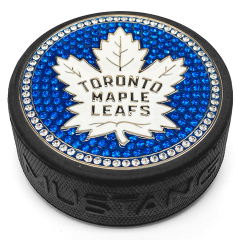 Maple Leafs Swarovski Jewel Puck