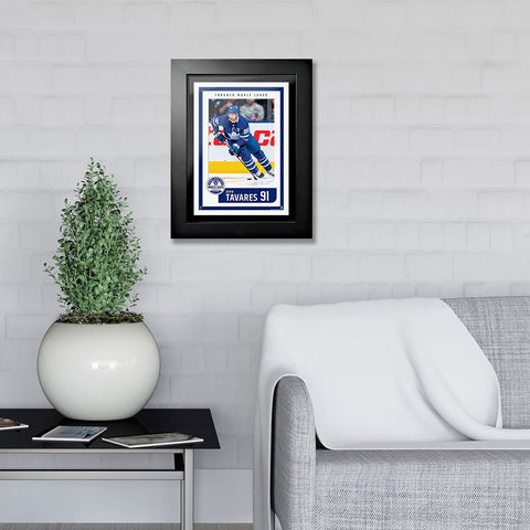 Toronto Maple Leafs John Tavares 12x16 Block Design - Home Jersey