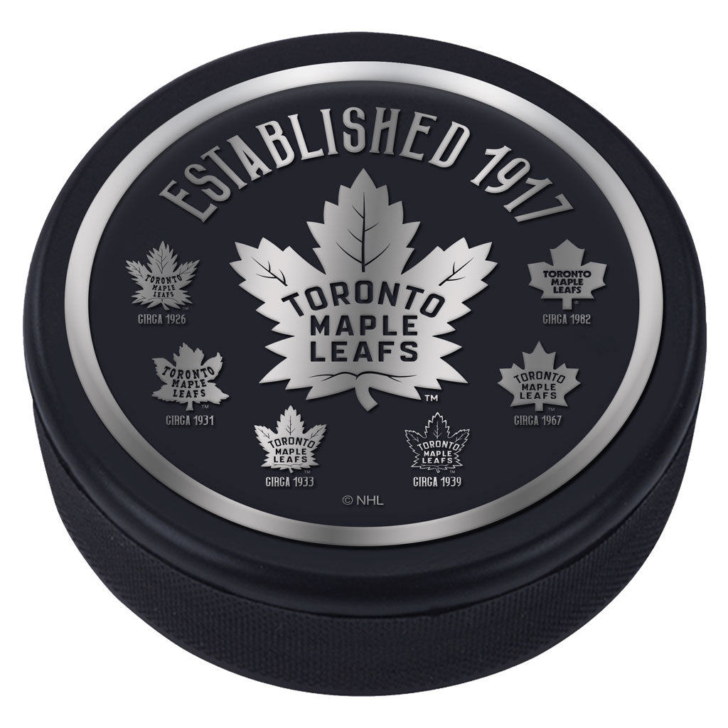 Toronto Maple Leafs Lucky St. Patricks Day Puck