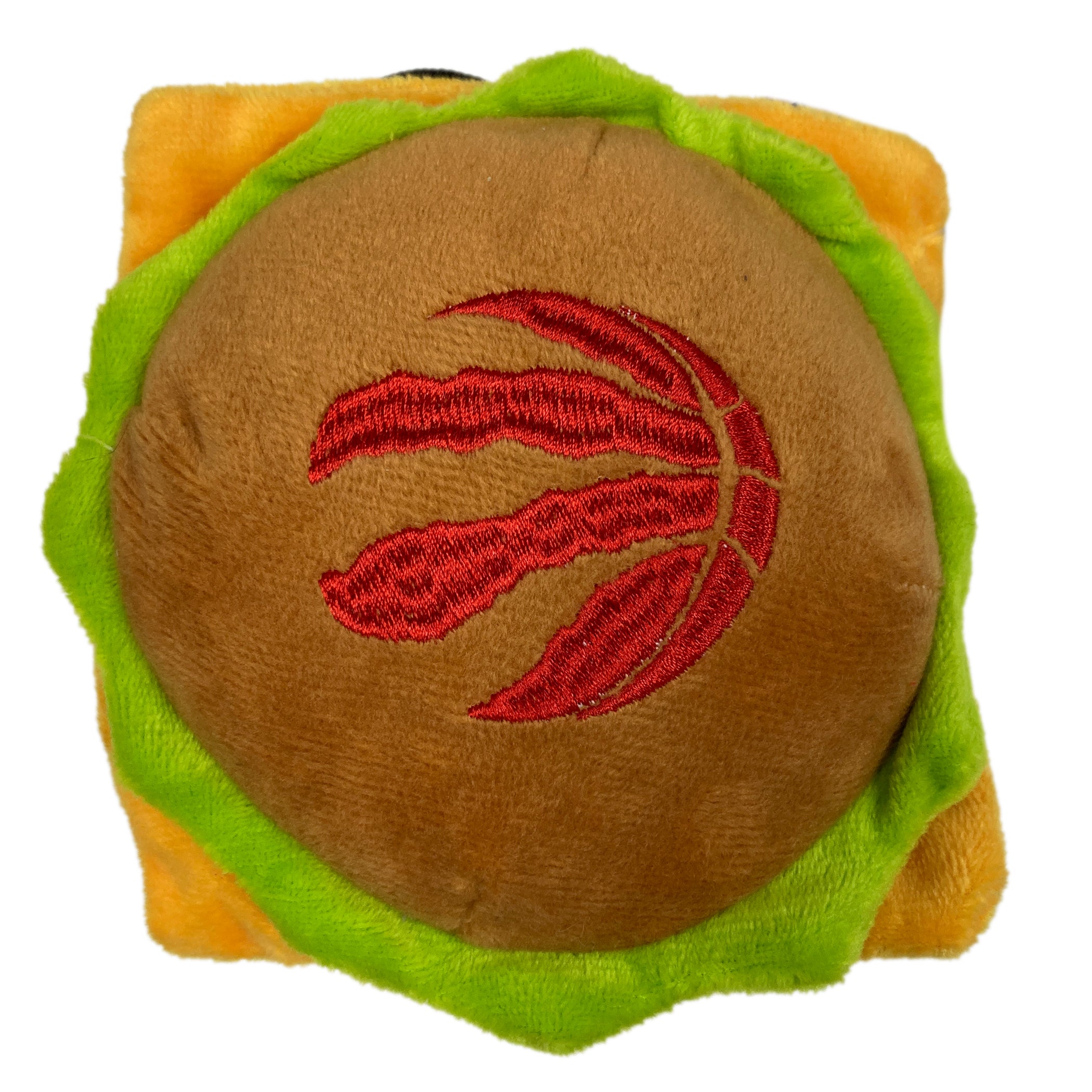 Raptors Pet Plush Burger Toy