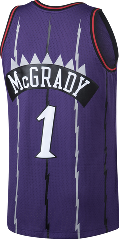 Raptors Men's Mitchell & Ness Swingman HWC Purple Jersey - McGRADY