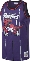 Raptors Men's Mitchell & Ness Swingman HWC Purple Jersey - McGRADY