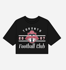 Toronto FC Peace Collective Ladies Vintage Cropped Tee