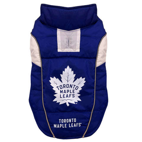 Maple Leafs Pet Puffer Vest