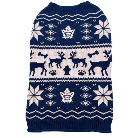 Leafs Pet Ugly Christmas Sweater